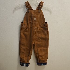 Carhartt Tan Kids Overalls 4T